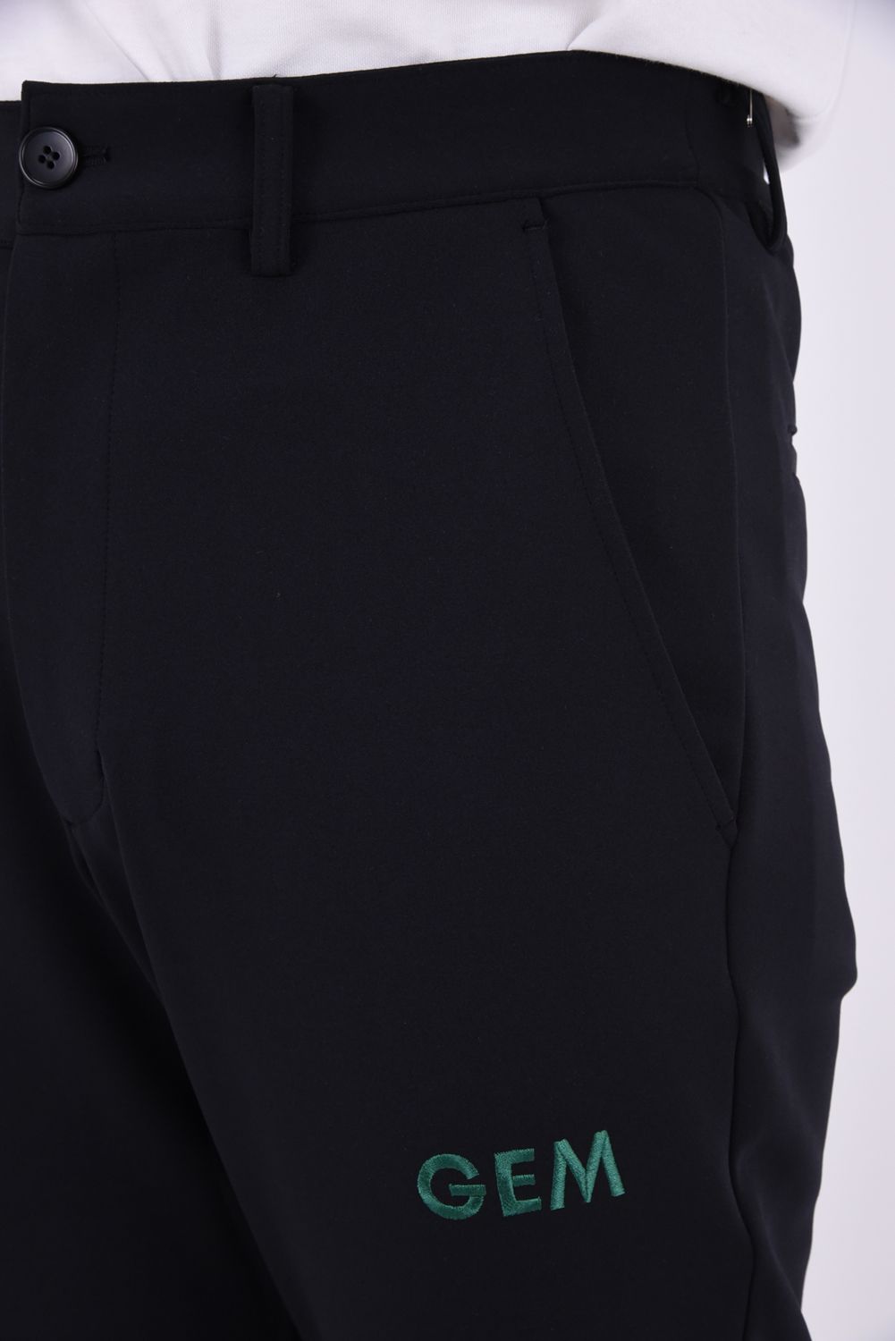 【26AW】 JERSEY TAPERED PANTS / ダンボール素材テーパードパンツ (ブラック)