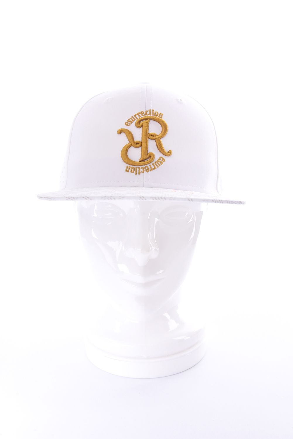 【26SS】 GM BRIM PUNCHING MESH CAP FLAT / パンチングメッシュ フラットキャップ (ホワイト)