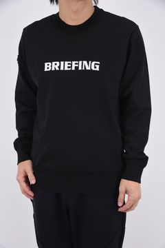 【26SS】 MEN'S WR CREWNECK KNIT / 超撥水糸 ブランドロゴジャカード クルーネックニット (ブラック)