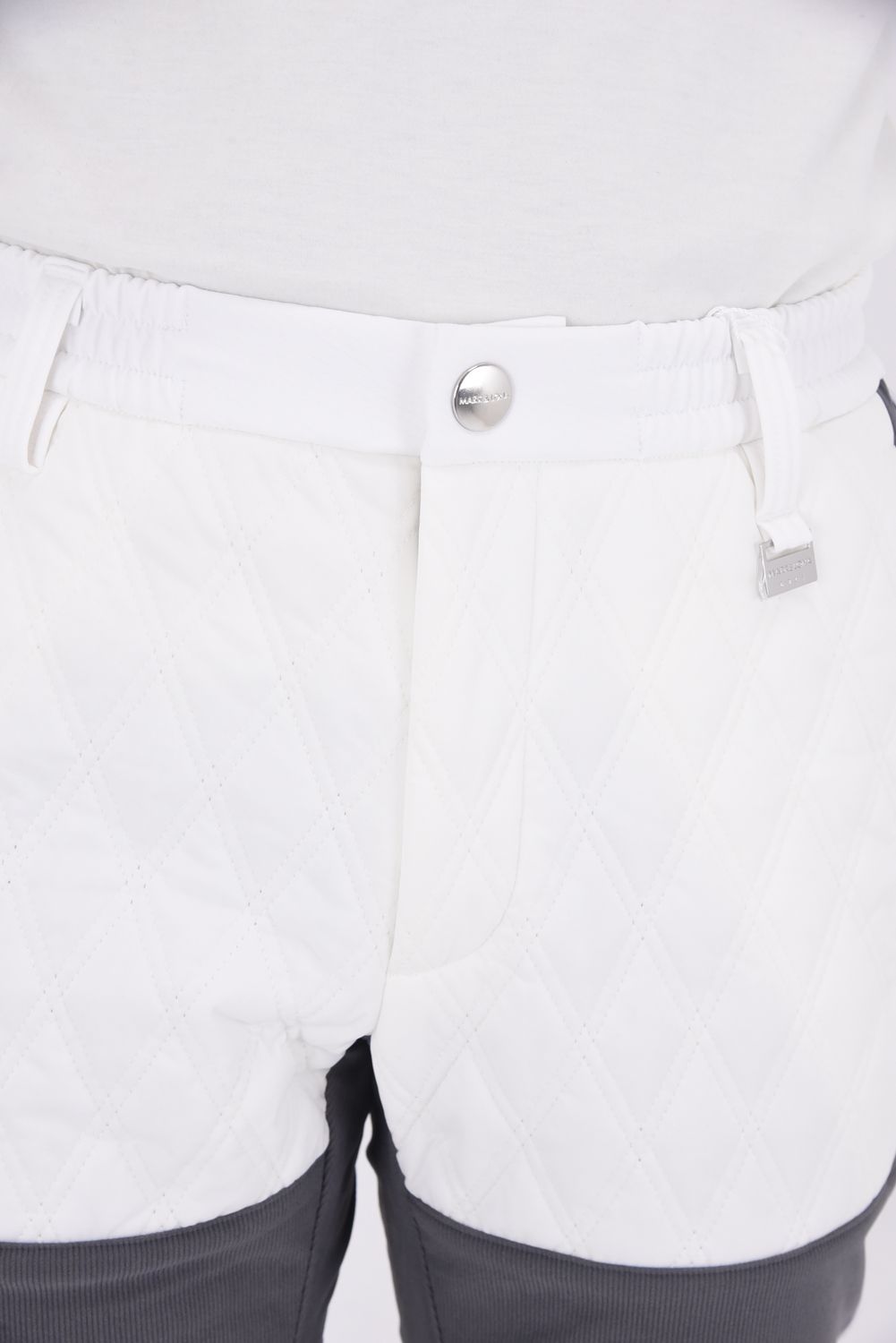 SYNAPCE QUILTED HYBRID TAPERED PANTS / キルティング ハイブリッド パンツ (ホワイト)