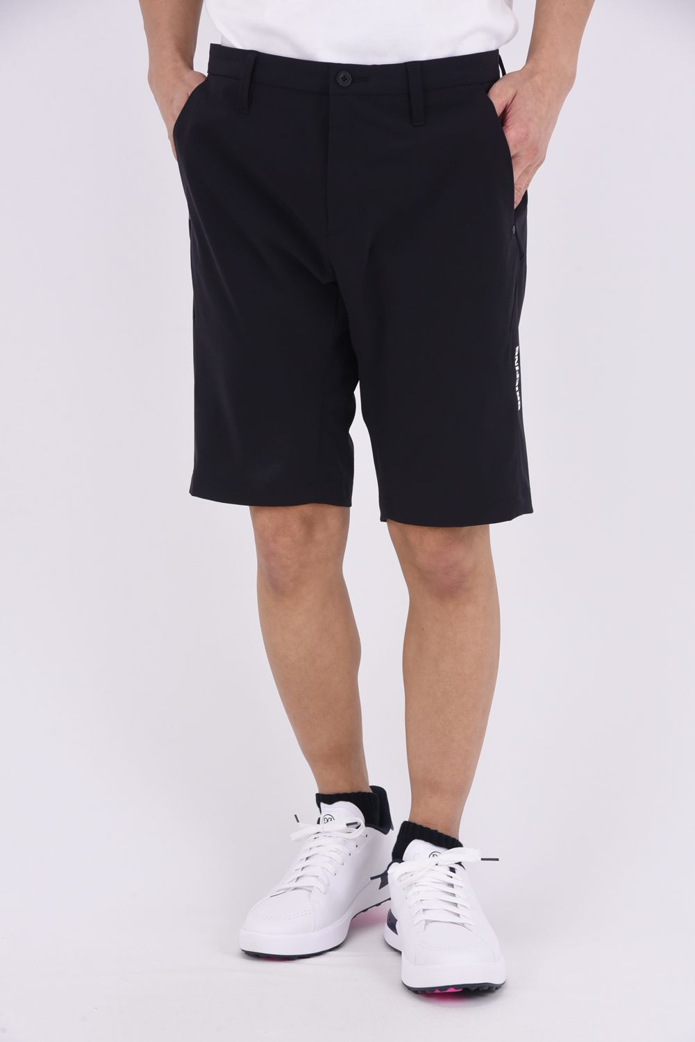 【26SS】 MEN'S WR NYLON SHORT PANTS / 超撥水糸 ストレッチナイロン ショートパンツ (ブラック)