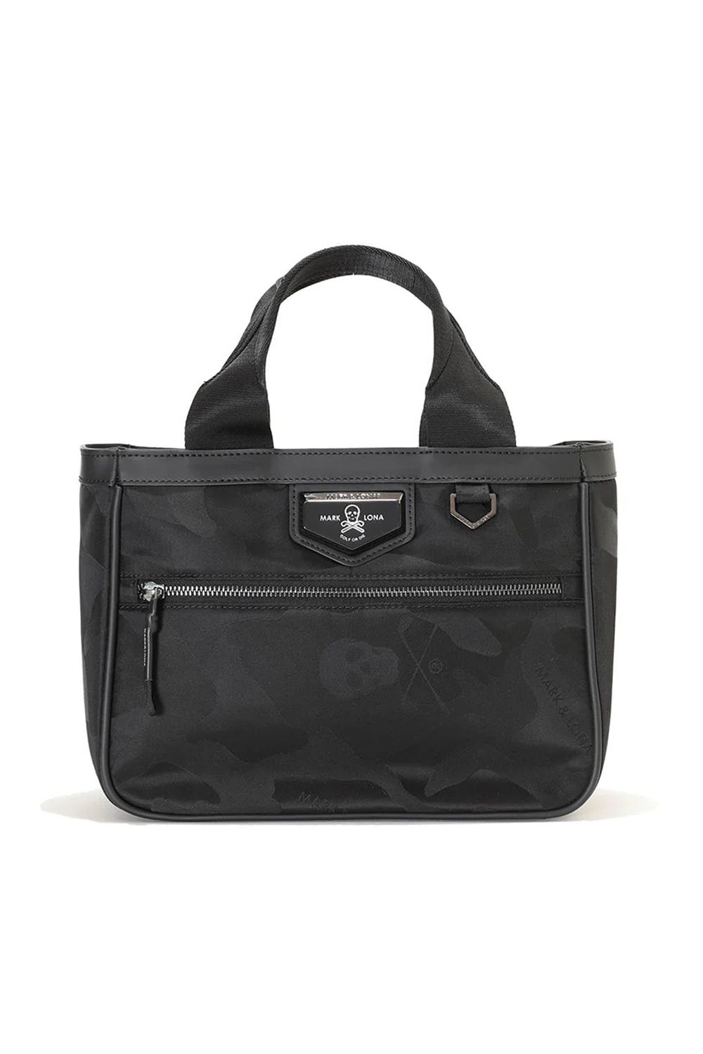 PREMIUM GAUGE CART BAG / コーデュラナイロン レザーパイピング オリジナルカモジャカード カートバッグ (ブラック)