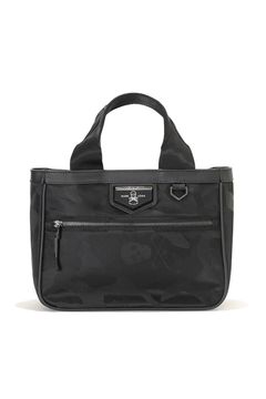PREMIUM GAUGE CART BAG / コーデュラナイロン レザーパイピング オリジナルカモジャカード カートバッグ (ブラック)