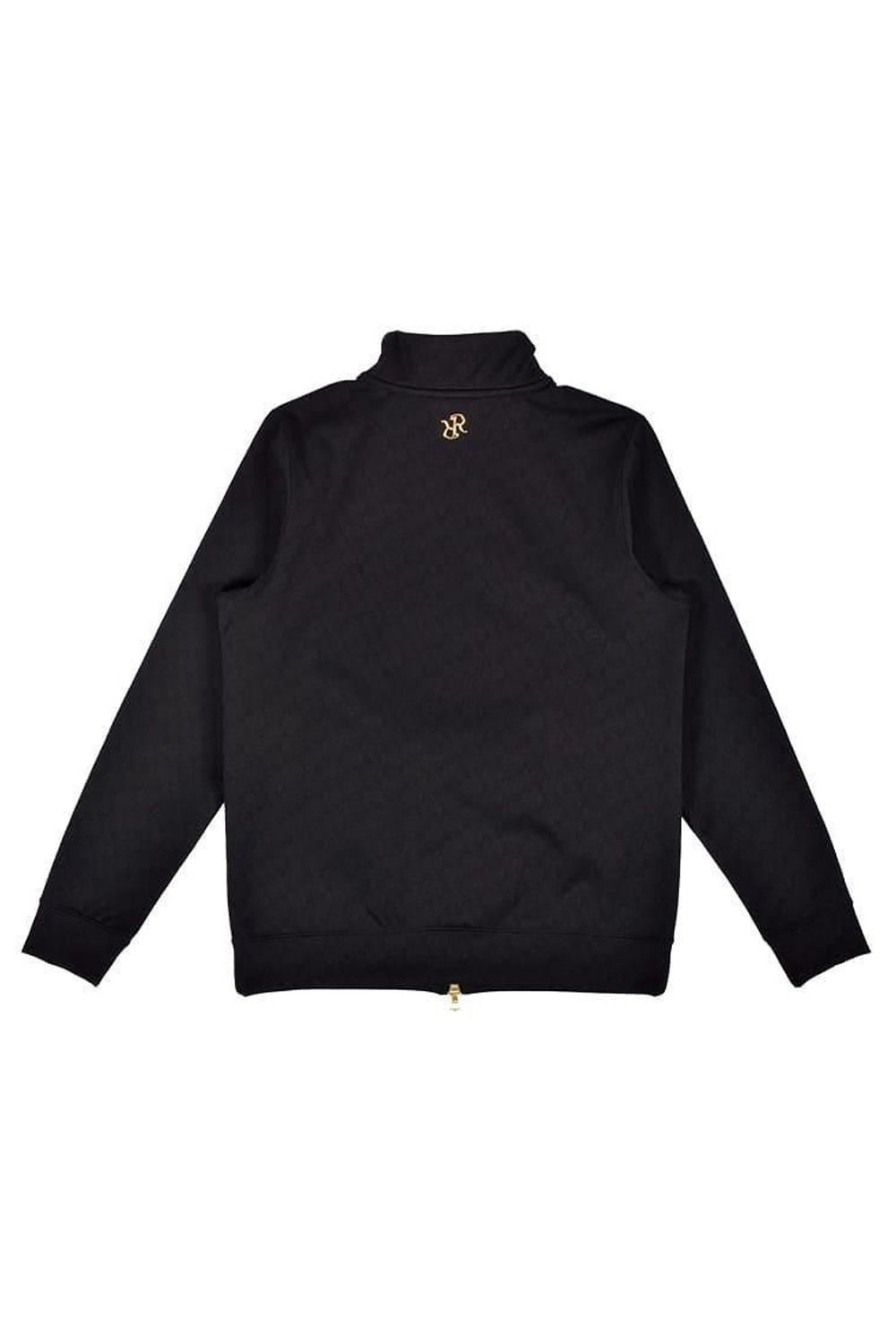 【25AW】【レディース】 JACQUARD STAND COLLAR JACKET / ジャガード スタンド カラージャケット (ブラック)*