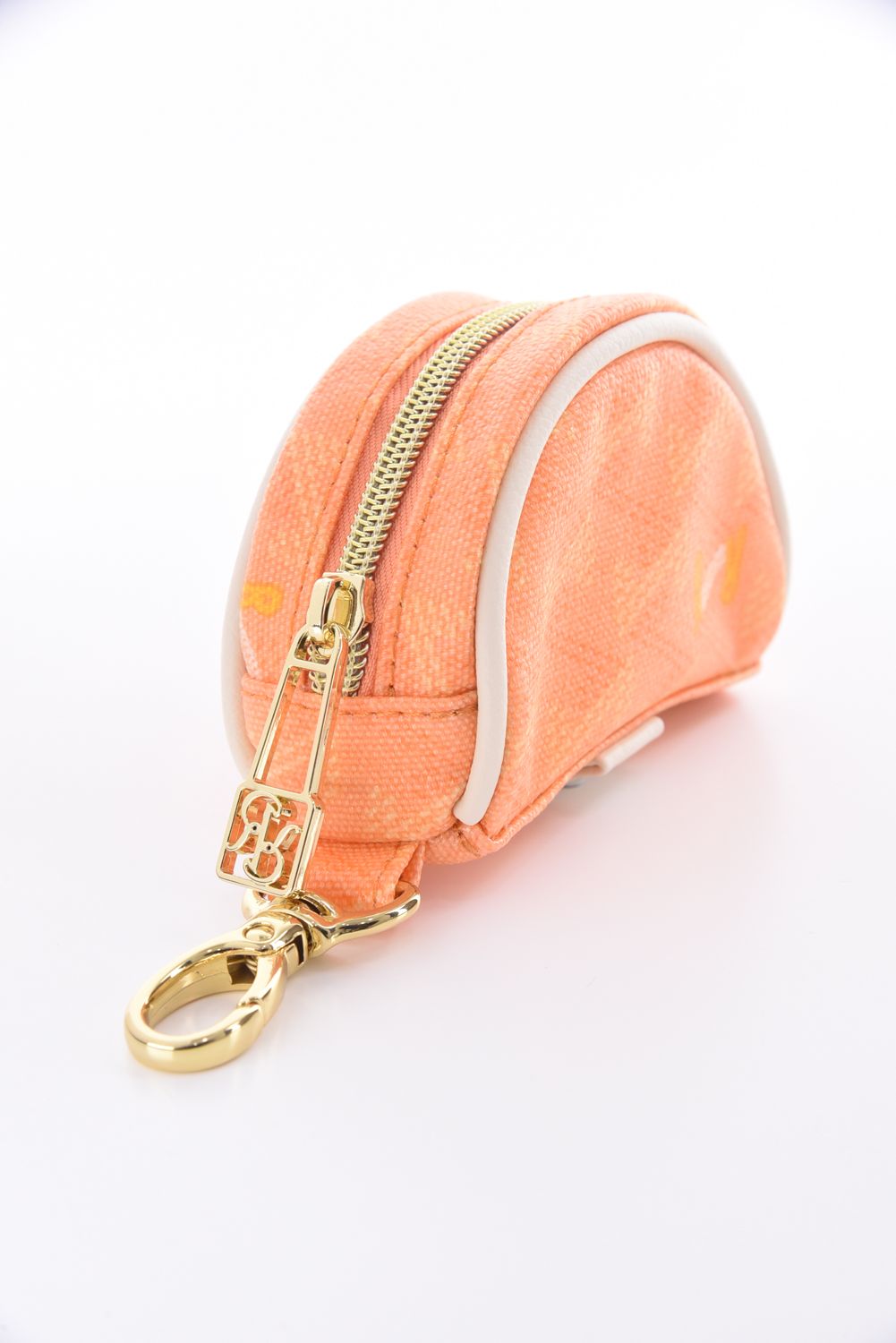 【26SS】【プレゼント好適品】 CETTIA (セッティア) / ブランドオリジナルテキスタイル ボールポーチ (サンセット)