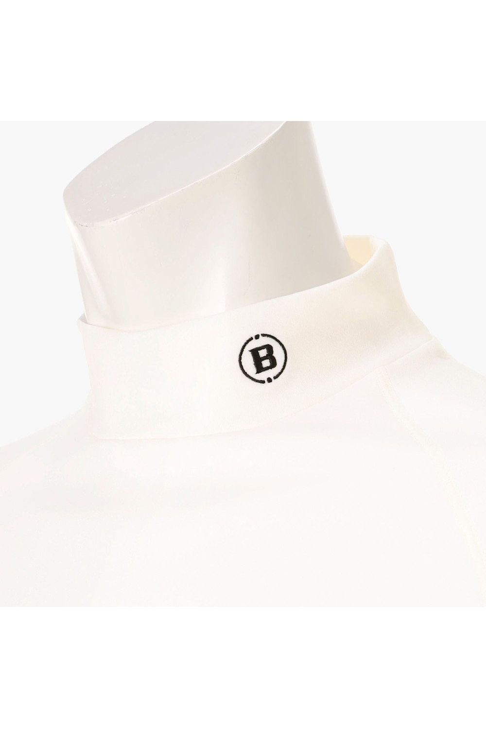 【26AW】 MEN’S WARM LS HIGHNECK / 秋冬仕様 起毛素材 ベーシック 長袖モックネックTシャツ (ホワイト)