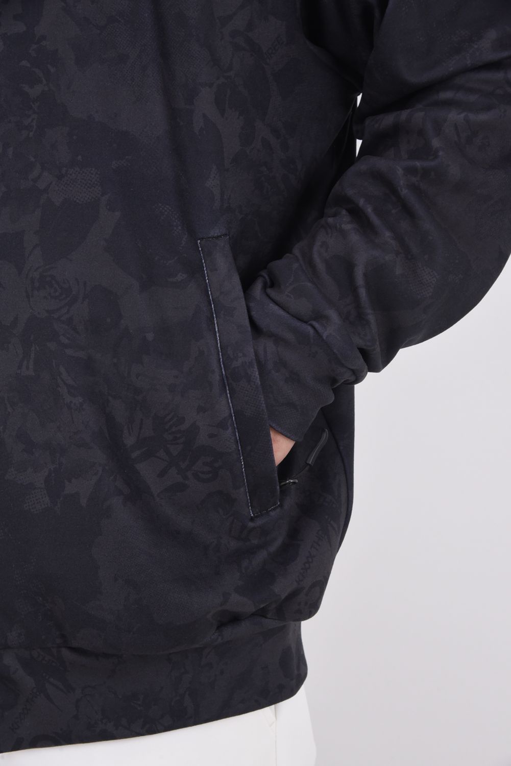 【期間限定ポイント10倍】【25AW】 FLOWER CAMO FULL ZIP HOODIE / フラワーカモ フルジップパーカー (ブラック)
