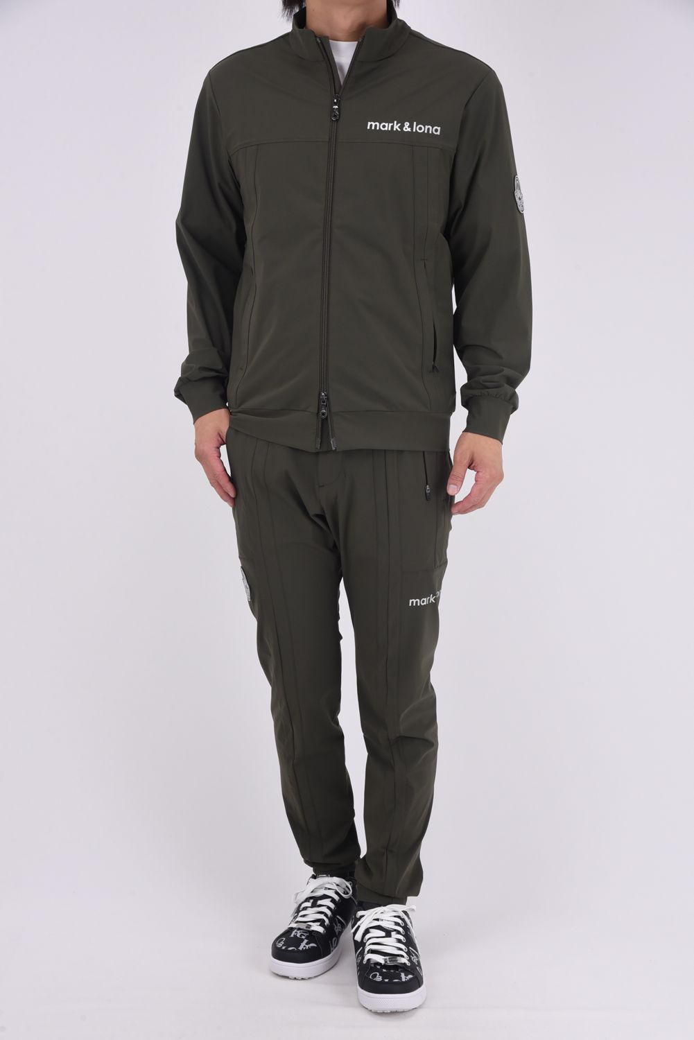 【2025AW】 S.I.D HYPER STRETCH JACKET / リフレクターロゴプリント シリコンワッペン テクニカルジャケット (カーキ)