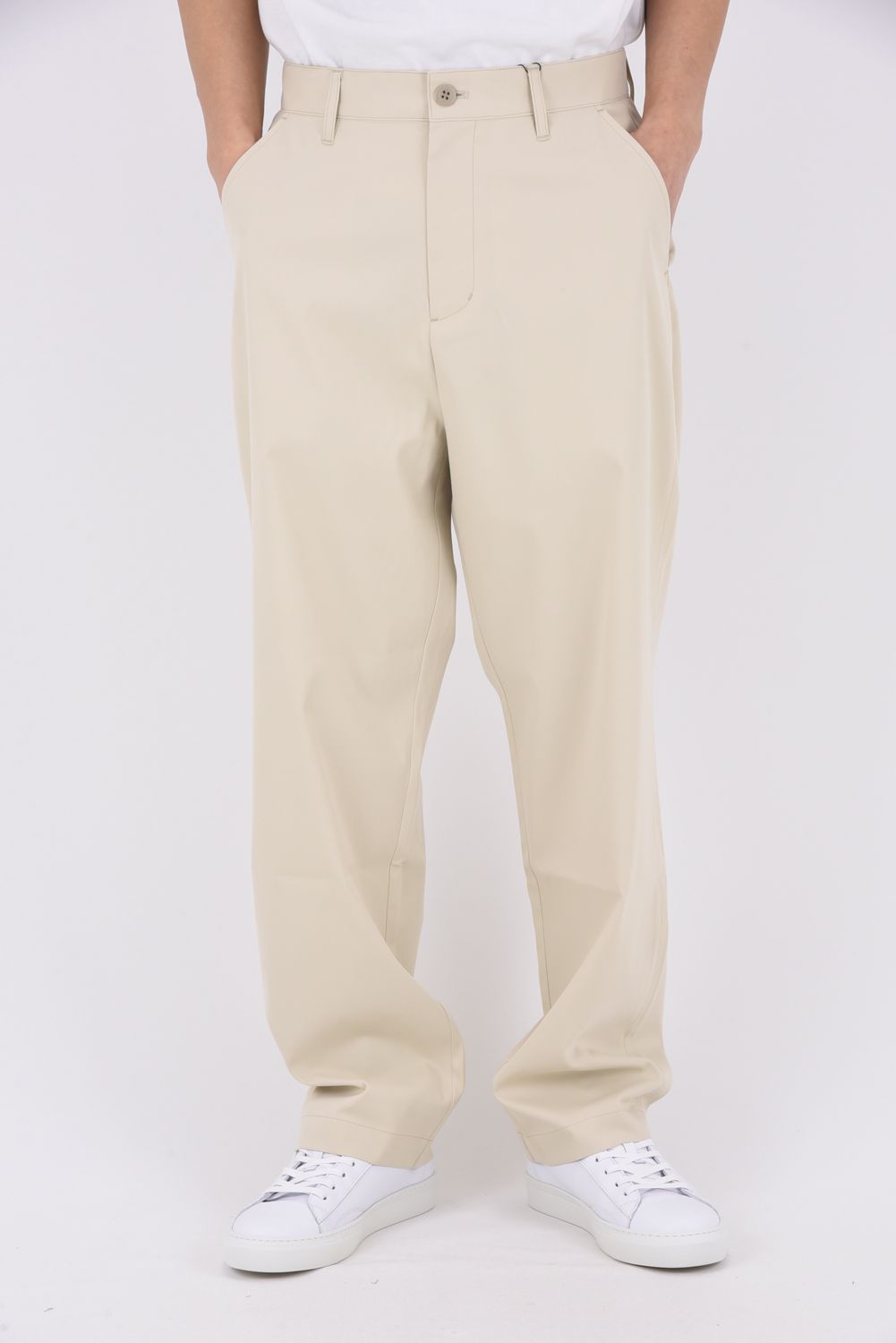 【26SS】 DVG WIDE PANTS / ワイド ロングパンツ (マッシュルーム)