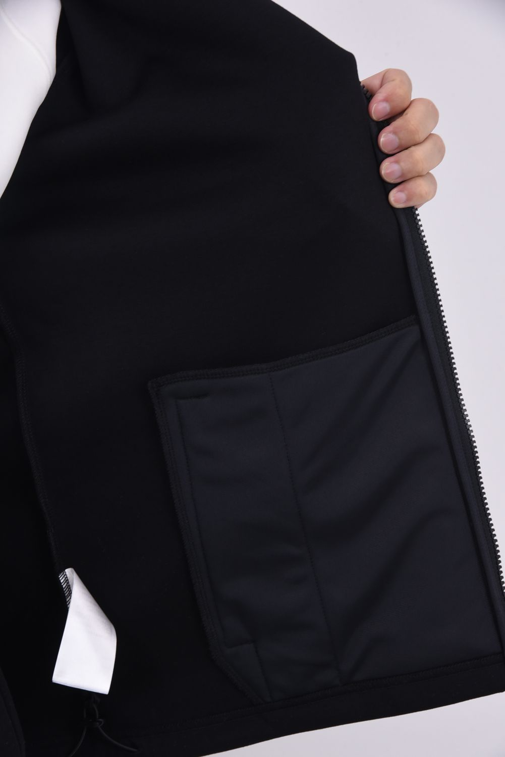 【25AW】 MEN'S WARM 3D LOGO PARKA / ダンボールニット 3D ロゴパーカー (ブラック)