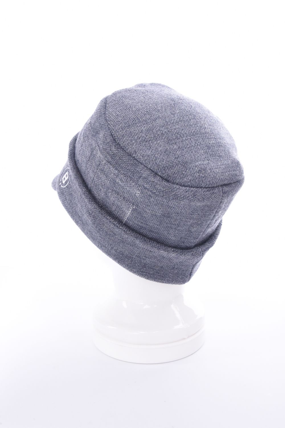 MS WR WOOL KNIT WORK CAP / ブランドロゴジャカード ニットワークキャップ (グレー)