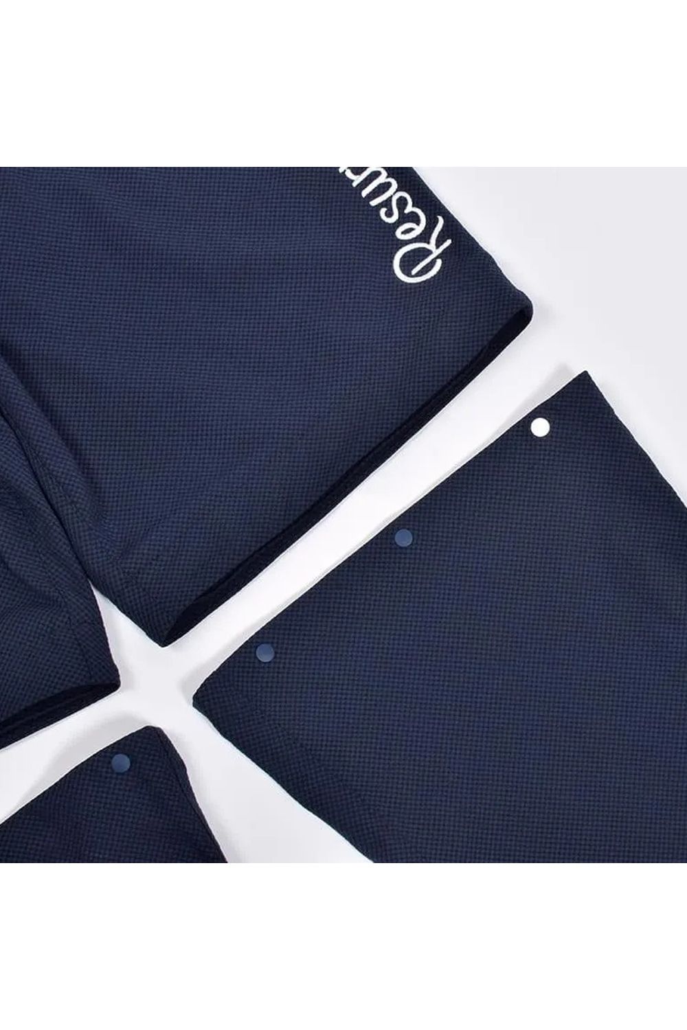 【26AW】 MENS DETACHABLE PANTS / ワッフル生地 ヘムデタッチャブル 2WAYパンツ (ネイビー)*