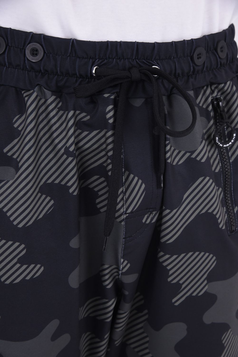 【26SS】 RUSH SHORT PANTS (DIAGONAL CAMO) / ダイアゴナルカモフラージュ ラッシュガード ショートパンツ (ブラック)