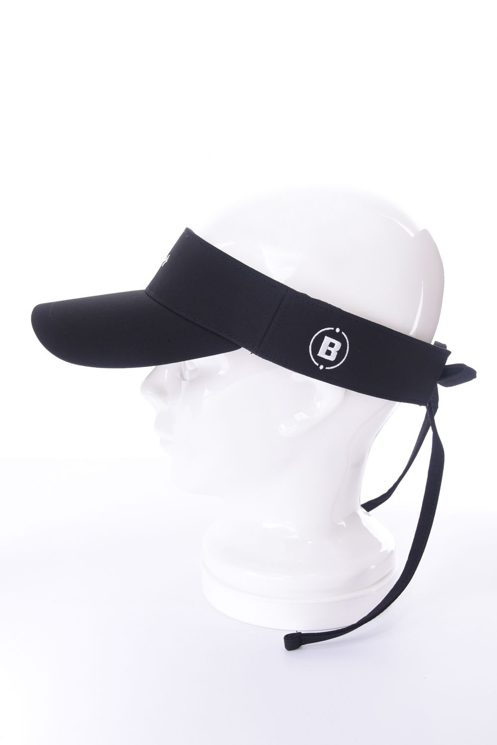 【26SS】【レディース】 WOMEN’S SMALL LOGO RIBBON VISOR / ブランドロゴ バックリボン リボンサンバイザー (ブラック)