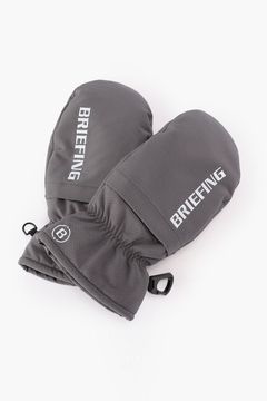 【26AW】 WARM MITTENS / 軽量ポリエステルタフタ 裏地フリース ウォームミトン (チャコール)
