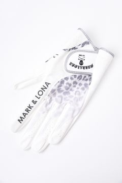 【26SS】 PANTERA FLEX GOLF GLOVE / レオパードパターンプリント 左手用グローブ (ホワイト)