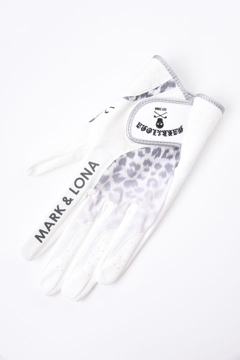 【26SS】 PANTERA FLEX GOLF GLOVE / レオパードパターンプリント 左手用グローブ (ホワイト)