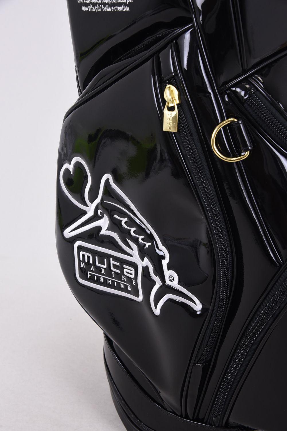 muta - CADDY BAG / muta MARINE GOLF 2022 エナメル スタンドキャディバッグ ブラック | GOSSIP GOLF