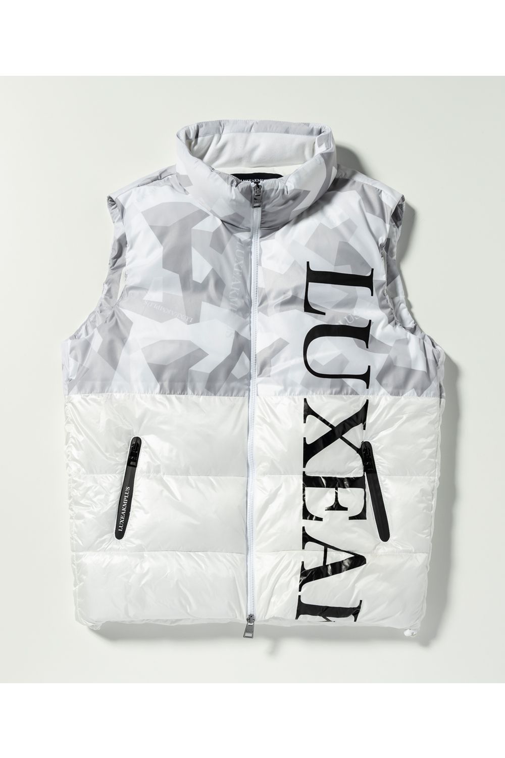 VERTICAL LOGO VEST / バーチカル ロゴ ベスト (ホワイトカモ)