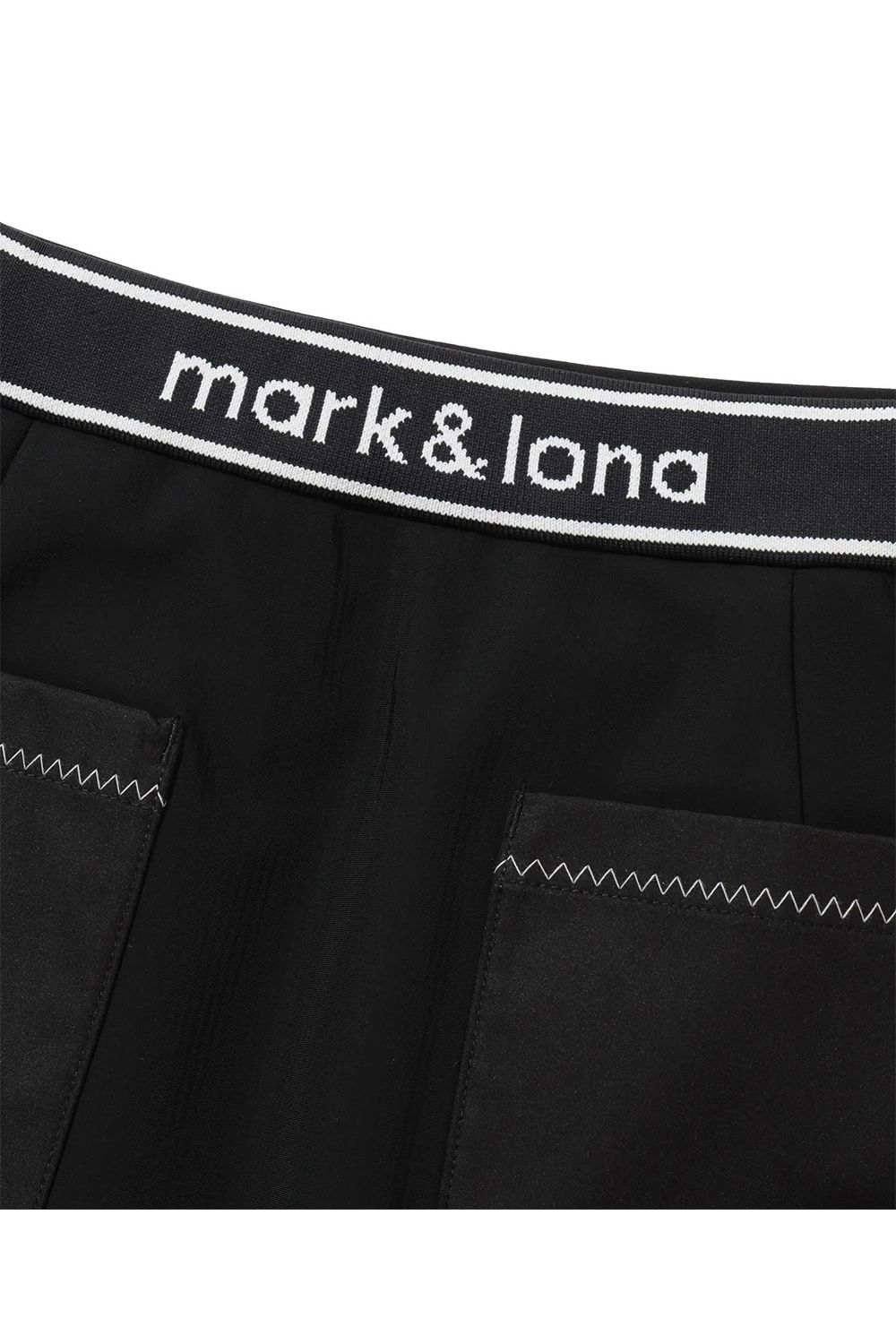 【26AW】【レディース】 ÉLAN HYBRID SKIRT / ボンディング素材&中綿素材 ハイブリッドスカート (インナーパンツ無し) (ブラック)