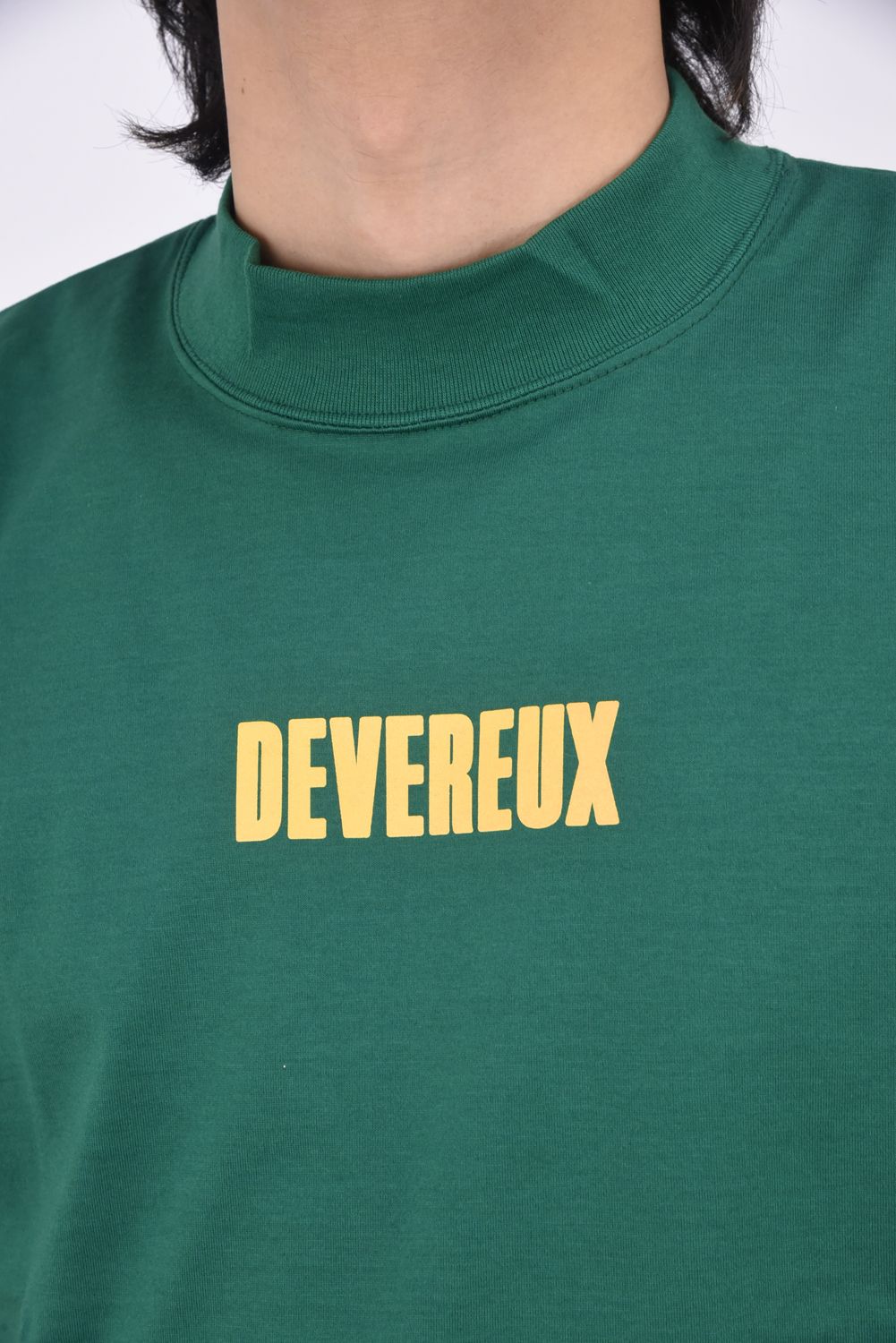 【25SS】 LOGO ASSORTED MOCK TEE / ロゴプリント モックネック (グリーン)