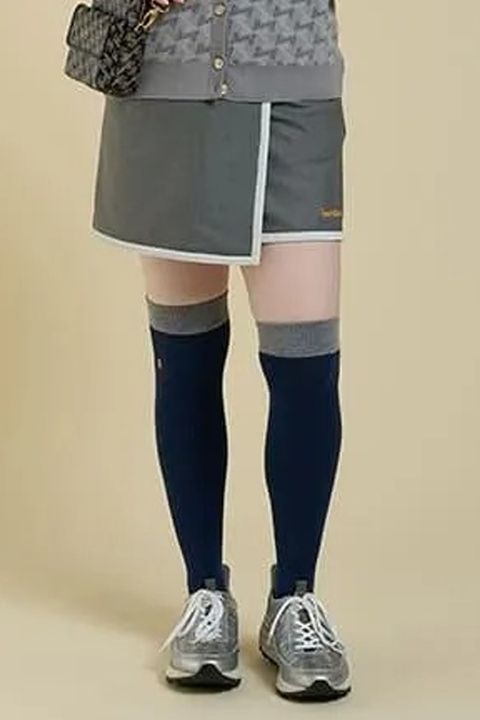 【25AW】【レディース】 WOMENS PIPING LINE SKIRT / 裏起毛 パイピングライン スカート (グレー)*