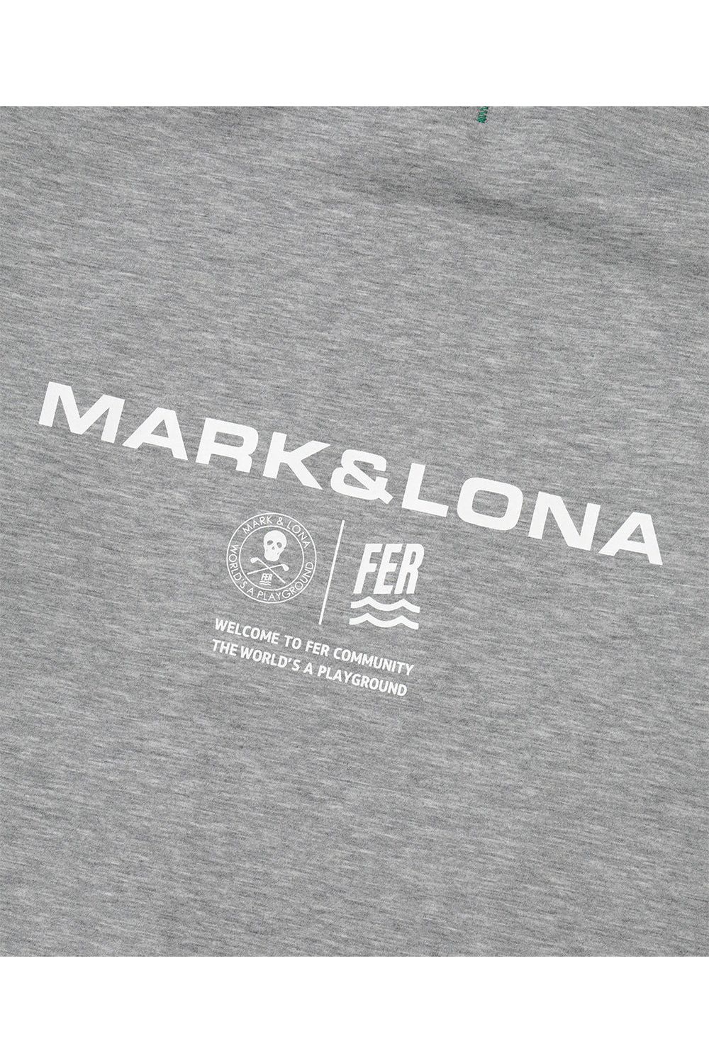 【26SS】【FER COLLECTION】 SWAG LOGO RELAX SPONGE HOODIE / ダンボールニット 3Dロゴ オーバーサイズ プルオーバーフーディー (ヘザーグレー)