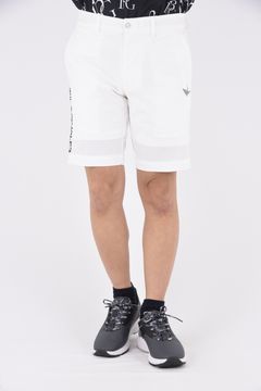 BASIC SHORT PANTS / ブランドロゴ ベーシック ショートパンツ (ホワイト)