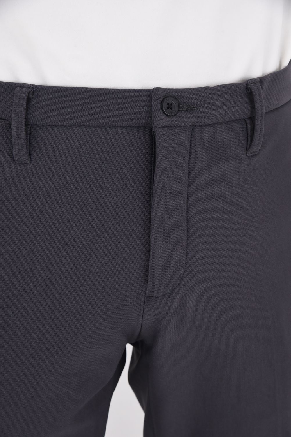 【25AW】 MEN'S WARM BASIC PANTS / ストレッチ ベーシックロングパンツ (チャコール)