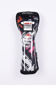 【2026 PVC TOUMEI SERIES】 ZZ26-UTNT01 / Tシャツリメイク パッチワーク ユーティリティカバー (番手チャーム付き) (ブラック/タイプA)