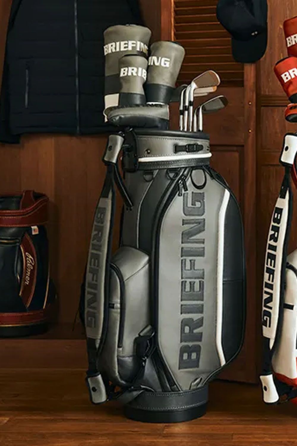 【LE COLLECTION】 BARREL FAIRWAY WOOD COVER LE / シュリンクレザー フェアウェイウッドカバー (グレー/ライトグレー)