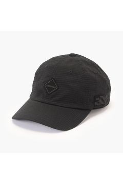 【26SS】 MEN’S SEERSUCKER CAP / シアサッカー ダイヤモンドロゴ キャップ (ブラック)