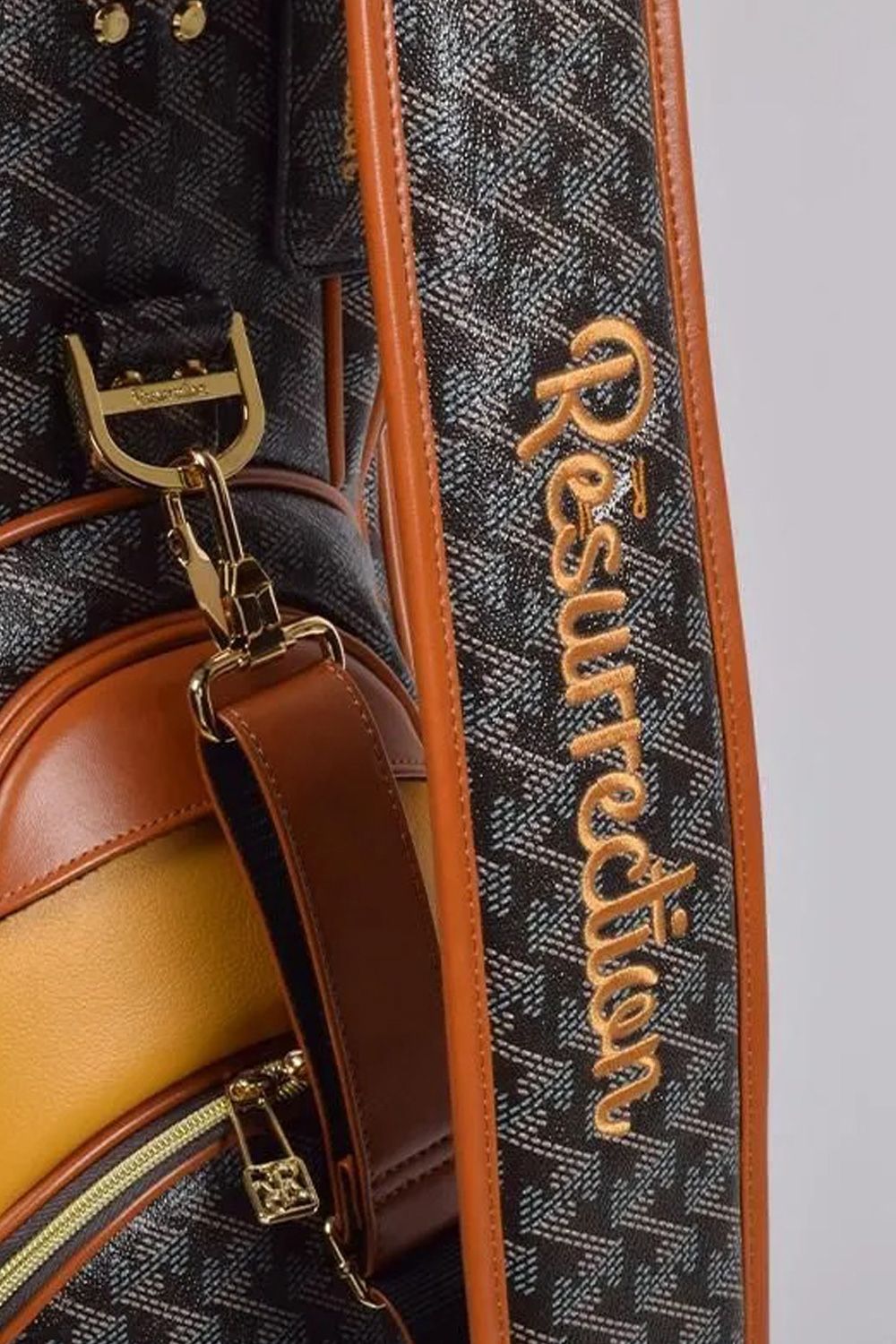 【銀行振込・代金引換不可】【返品・交換不可】【10周年記念カラー】 ORIOLA No.4 / ブランドオリジナルテキスタイル カートタイプ キャディバッグ （クラシックブラック）*