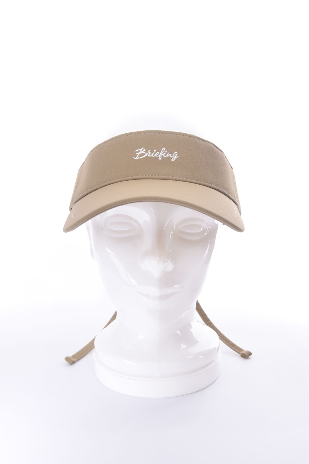 【26SS】【レディース】 WOMEN’S SMALL LOGO RIBBON VISOR / ブランドロゴ バックリボン リボンサンバイザー (ベージュ)