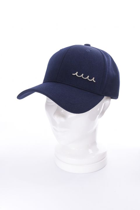 WAVE PLATE CAP / ロゴ プレート キャップ (ネイビー)
