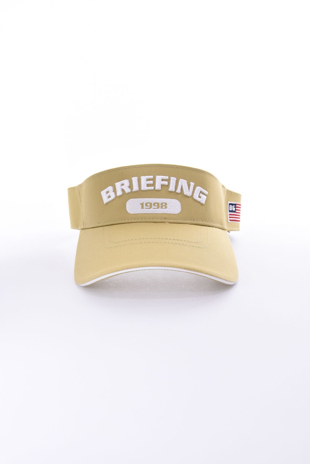 【26AW】 MEN’S COLLEGE LOGO VISOR / カレッジロゴ刺繍 サンバイザー (ベージュ)