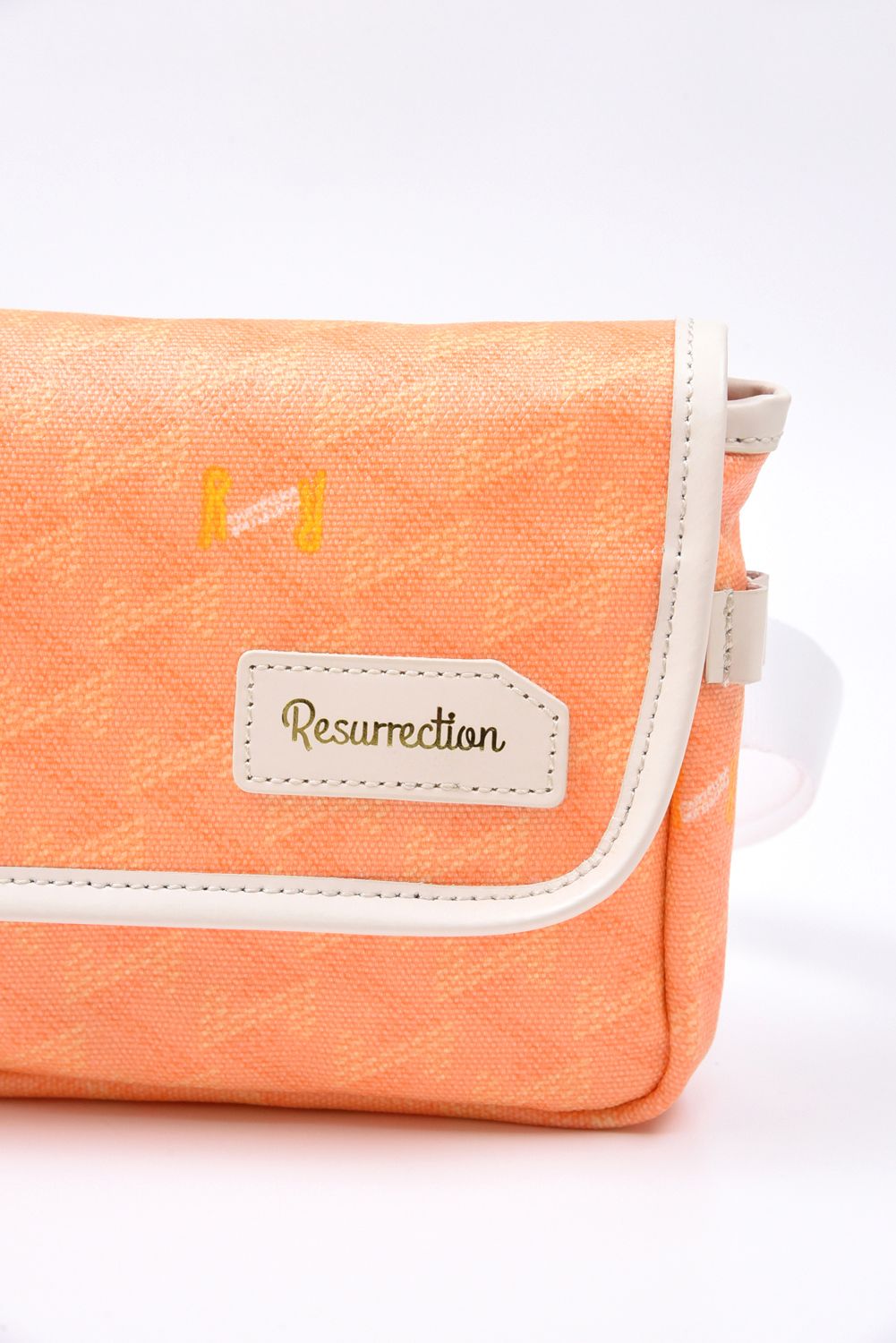 Aix （アイクス）  / ブランド オリジナルテキスタイル ウエストポーチ (サンセット)