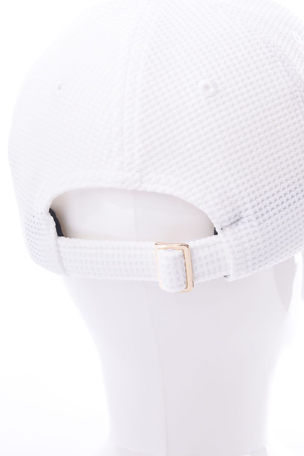 【26SS】 SILICON TAG WAFFLE CAP / シリコンタグ ワッフル キャップ (ホワイト)*