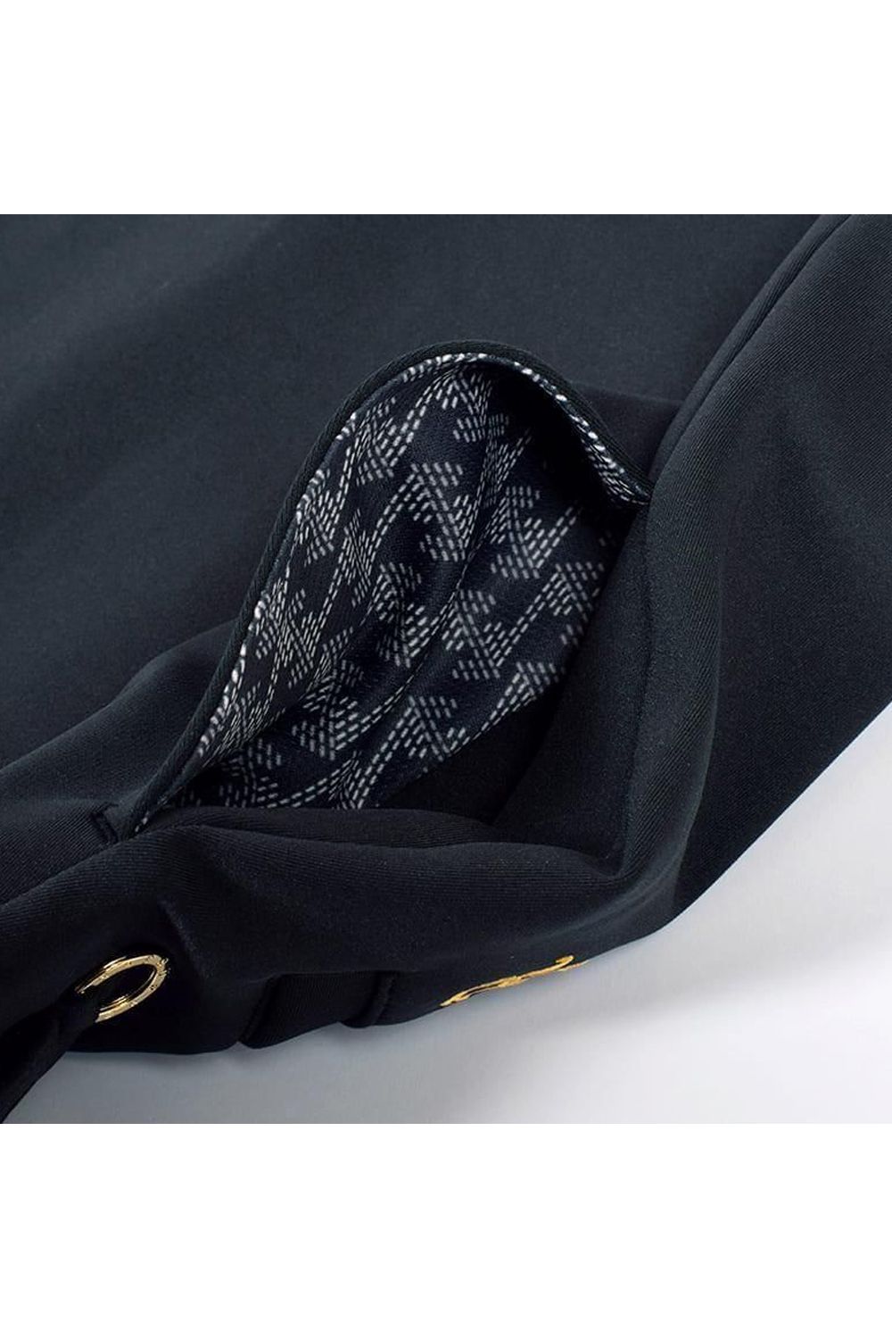 【26SS】【レディース】 GM ACCENT LINE SKIRT / モノトーンシリーズ メッシュプリーツ アクセントラインスカート (ブラック)*