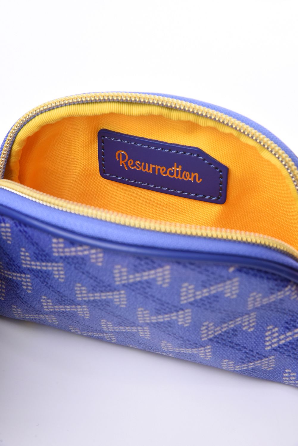 【プレゼント好適品】 KIWI PETIT (キウィ プチ)  / ブランド オリジナルテキスタイル プチ ポーチ (ドーンブルー)*