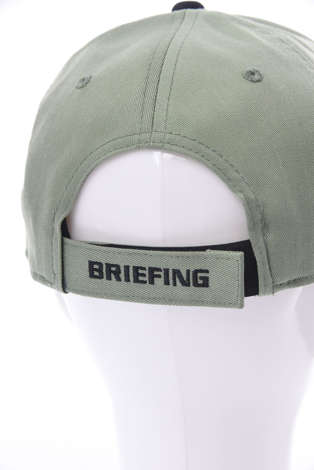 【26SS】 MEN’S COLLEGE LOGO CAP / カレッジ風ロゴ バイカラー キャップ (セージグリーン)