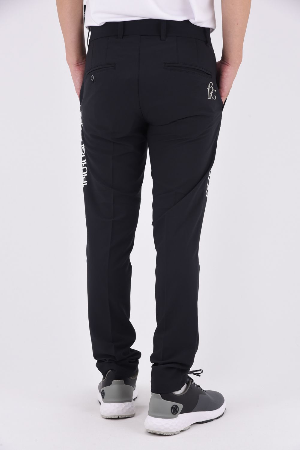 即日発送 - GOLF 1PIU1UGUALE3 SLIM (ブラック スリムパンツ / PANTS メンズウェア
