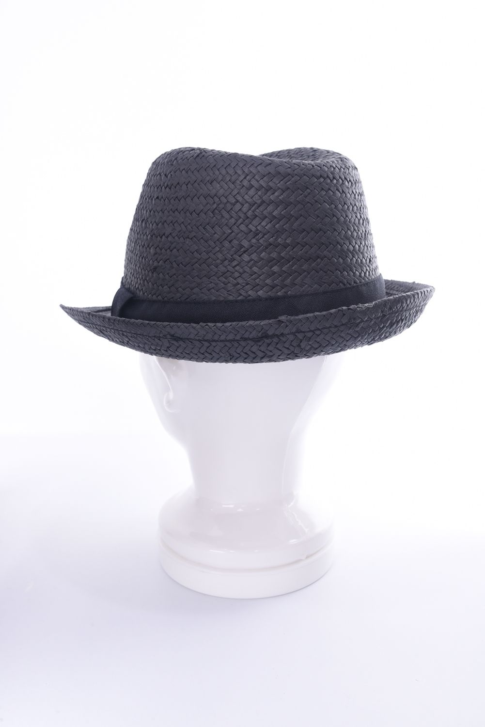 MS STRAW HAT / ストローハット (ブラック)