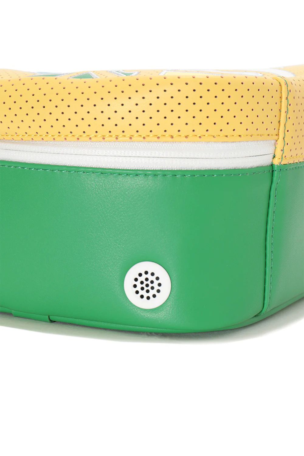 【26SS】 ML DUAL-TONE SHOE BAG / バイカラー ロゴパッチワーク シューズバッグ (イエロー)