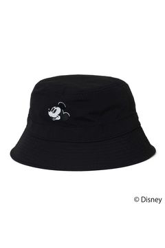 【26SS】 BIG FACE HAT / ディズニーコレクション バケットハット (ブラック)