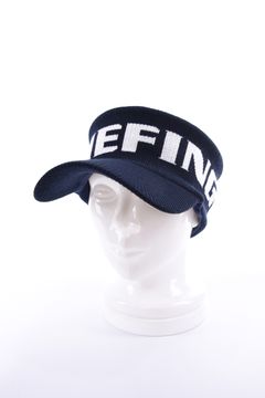【26AW】 MEN’S KNIT VISOR / ブランドロゴ ニットサンバイザー (ネイビー)