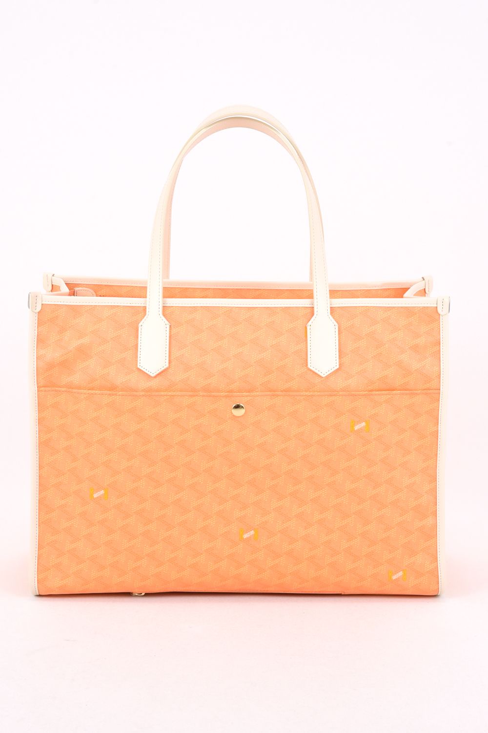 【26SS】  LANIUS SQUARE BIG (ラニウス スクエア ビッグ) / ブランドオリジナルテキスタイル ボストンバッグ （サンセット）*