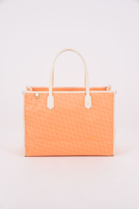 LANIUS SQUARE BIG (ラニウス スクエア ビッグ) / ブランドオリジナルテキスタイル ボストンバッグ （サンセット）*