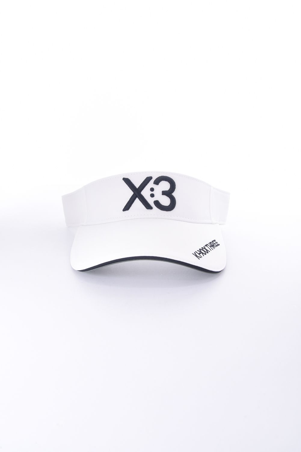 LOGO VISOR / 立体ロゴ刺繍 バイザー (ホワイト)