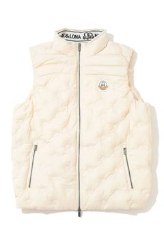 【2025AW】 SYNK SEAMLESS DOWN VEST / シームレスキルティング ダウンベスト (オフホワイト)